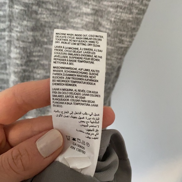 Thyme Maternité grey dress - Picture 6 of 8